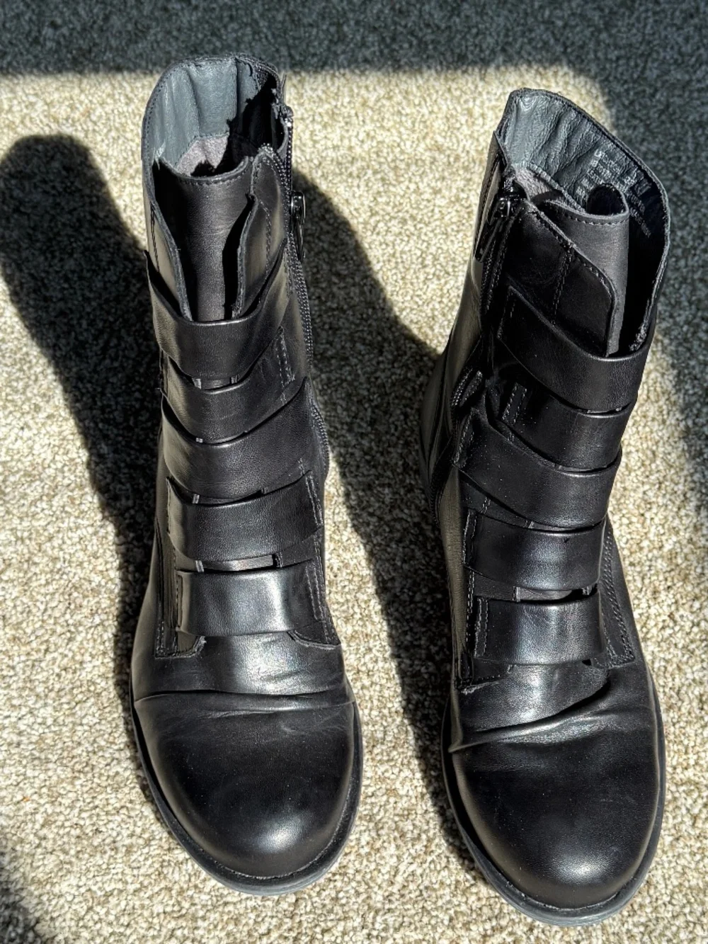 Miz Mooz Leighton mid-calf boot (Women's 6.5, black)